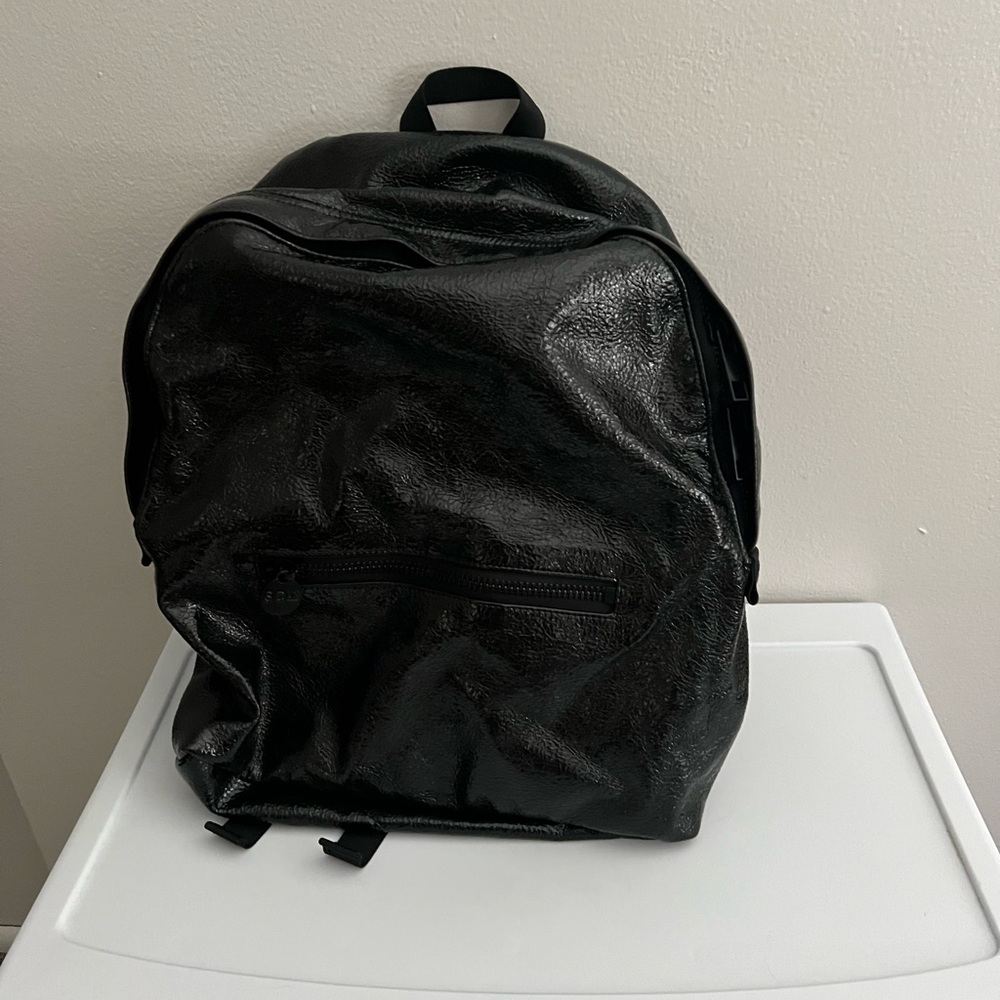 Stoney Clover Lane Patent Leather Large Backpack